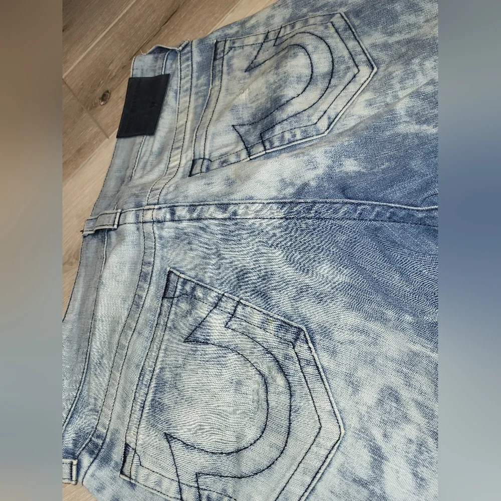 👖True Religion "Mick" Distressed Blue Jeans (32)W - Picture 9 of 16
